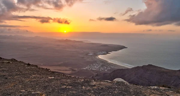 Sunset Lanzarote Island Hdr Image — Stock Fotó