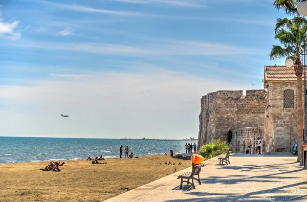 Larnaka Cyprus October 2019 Seaside Resort Sunny Weather —  Fotos de Stock