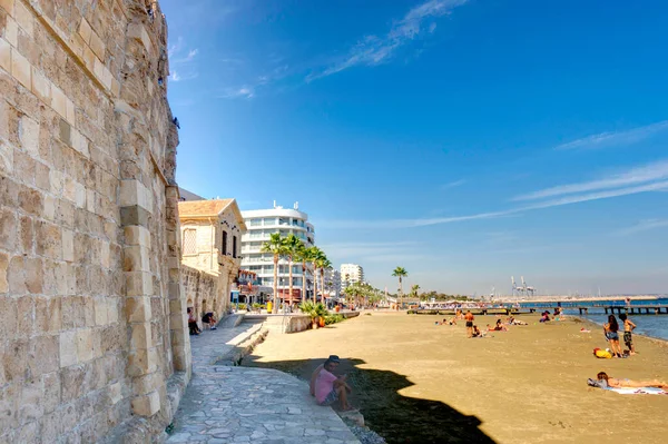 Larnaka Cyprus October 2019 Seaside Resort Sunny Weather — Photo