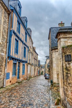 Le Mans, France - December 2020 : Historical center in cloudy weather