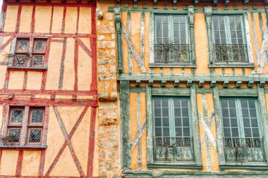 Le Mans, France - December 2020 : Historical center in cloudy weather