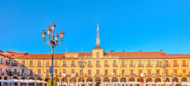 Leon, Spain - July 2020 : Historical center in sunny weather