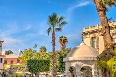 Limassol, Cyprus - October 2019 : Historical center in sunny weather