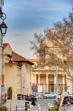 Marseilles, France - March 2022:  Historical center view, HDR Image