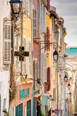 Marseilles, France - March 2022:  Historical center view, HDR Image