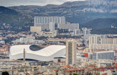 Marseilles, France - March 2022:  Historical center view, HDR Image