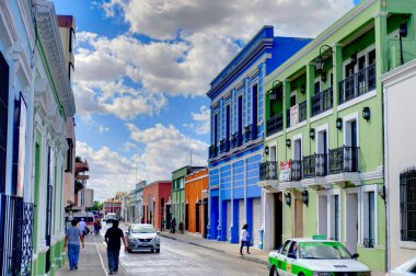 Merida, Mexico - January 2017 : Historical center in sunny weather