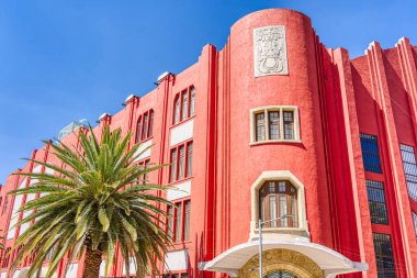 Mexico City, Mexico - January 2022 : Neighbourhood around Reforma Avenue in sunny weather, HDR Image