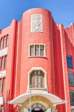 Mexico City, Mexico - January 2022 : Neighbourhood around Reforma Avenue in sunny weather, HDR Image
