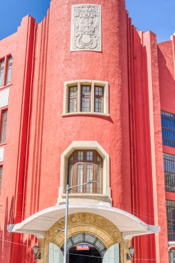 Mexico City, Mexico - January 2022 : Neighbourhood around Reforma Avenue in sunny weather, HDR Image