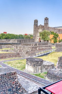 Mexico City, Mexico - January 2022 : Condesa neighborhood in sunny weather, HDR 