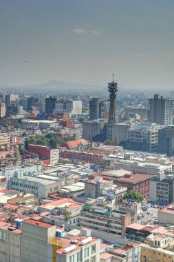 Mexico City, Mexico - January 2022 : Condesa neighborhood in sunny weather, HDR 