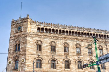 Mexico City, February 2022 : Historical center in cloudy weather.
