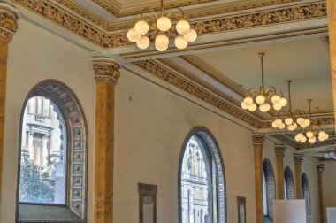 Mexico City, Mexico - January 2022 : Main Cathedral Interior, HDR 