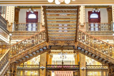 Mexico City, Mexico - January 2022 : Main Cathedral Interior, HDR 