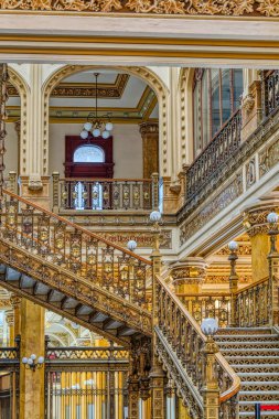 Mexico City, Mexico - January 2022 : Main Cathedral Interior, HDR 