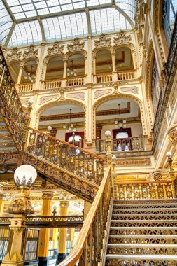 Mexico City, Mexico - January 2022 : Main Cathedral Interior, HDR 