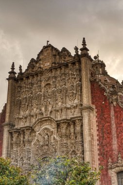 Mexico City, Mexico - January 2022 : Historical center in wintertime.
