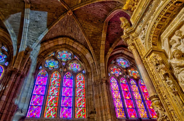 Leon Spain Juy 2020 Cathedral Interior Hdr Image — Stockfoto