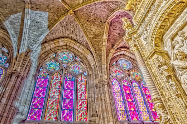 Leon Spain Juy 2020 Cathedral Interior Hdr Image — Stockfoto