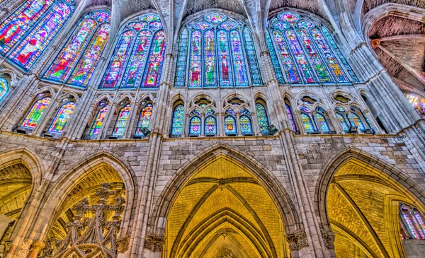 Leon Spain Juy 2020 Cathedral Interior Hdr Image — Stockfoto