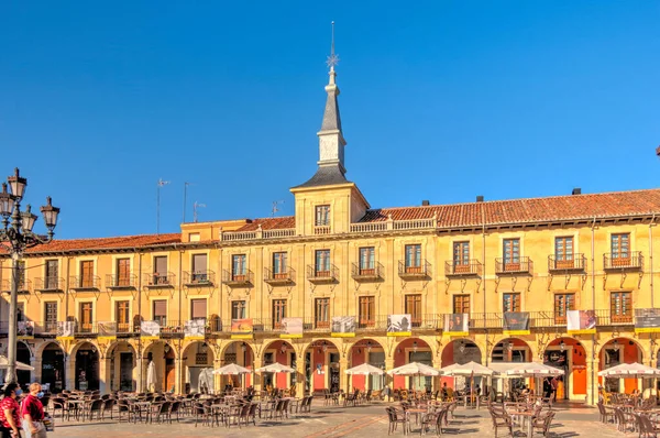 Leon Spain July 2020 Historical Center Sunny Weather — ストック写真