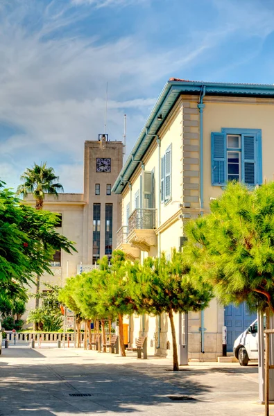 Limassol Кіпр Жовтень 2019 Історичний Центр Сонячної Погоди — стокове фото