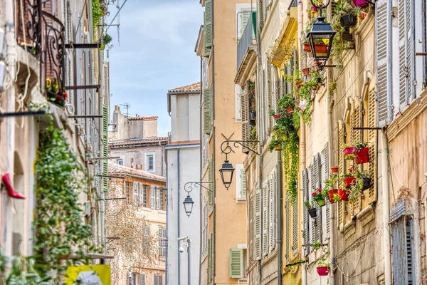 Marseilles France March 2022 Historical Center View Hdr Image — Stock Photo, Image