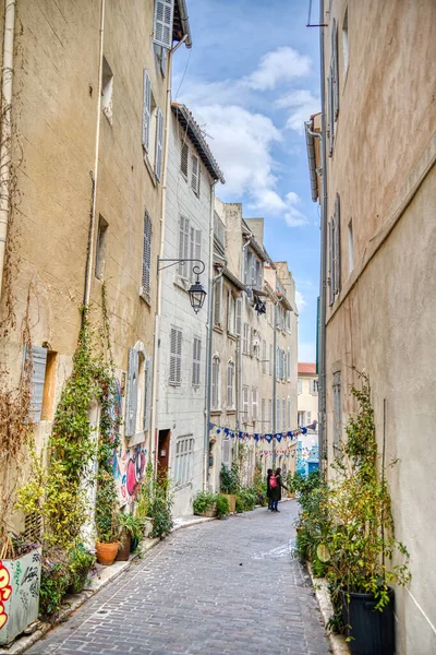 Marseilles France March 2022 Historical Center View Hdr Image — Stockfoto