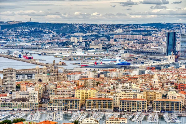Marseilles France March 2022 Historical Center View Hdr Image — Foto Stock