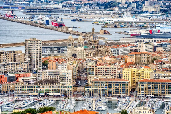 Marseilles France March 2022 Historical Center View Hdr Image — Foto Stock