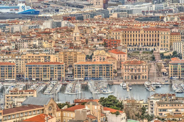 Marseilles France March 2022 Historical Center View Hdr Image — Photo