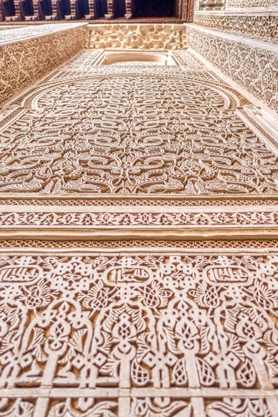 Meknes, Morocco - January 2020 : Bou Inania Madrasa or Islamic School