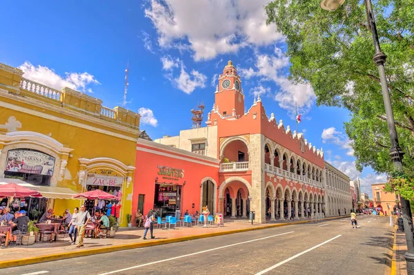 Merida Mexico January 2017 Historical Center Sunny Weather — Stockfoto