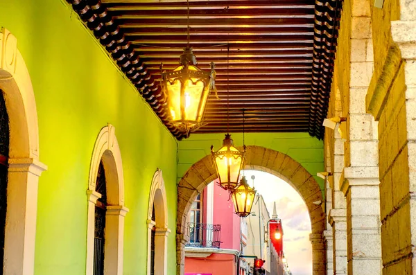 Merida Mexico January 2017 Historical Center Sunny Weather — Zdjęcie stockowe