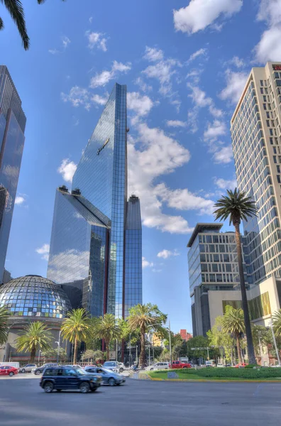 Mexico City Mexico January 2022 Condesa Neighborhood Sunny Weather Hdr — 스톡 사진