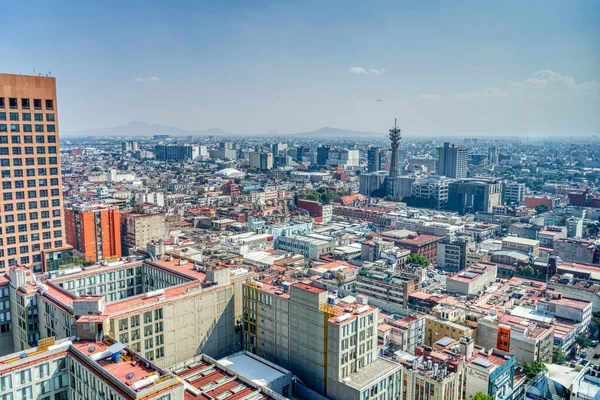 Mexico City Mexico January 2022 Condesa Neighborhood Sunny Weather Hdr — Stok fotoğraf