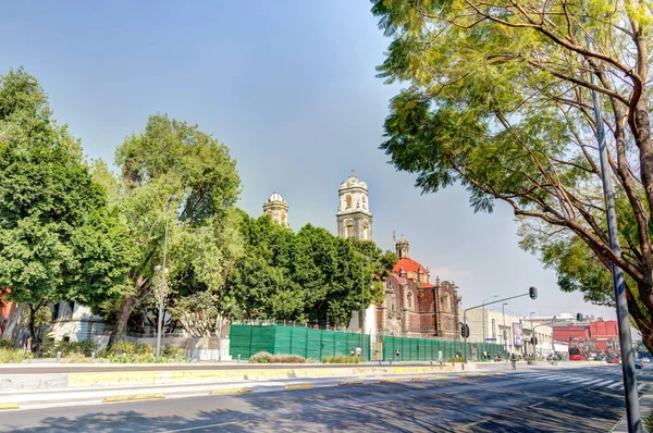 Mexico City February 2022 Historical Center Cloudy Weather —  Fotos de Stock