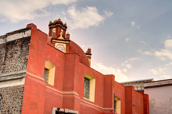 Mexico City February 2022 Historical Center Cloudy Weather — Stockfoto