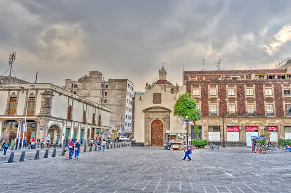 Mexico City Mexico January 2022 Historical Center Wintertime — Stockfoto