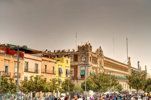 Mexico City Mexico January 2022 Historical Center Wintertime — Stockfoto