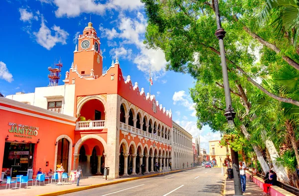 Merida Mexico January 2017 Historical Center Sunny Weather Foto Stock