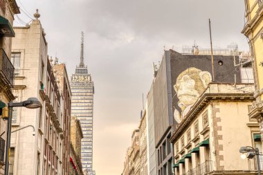 Mexico City, Mexico - January 2022 : Historical center in wintertime.