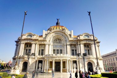 Mexico City, Mexico - January 2022 : Historical center in wintertime.