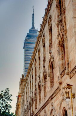 Mexico City, Mexico - January 2022 : Historical center in wintertime.