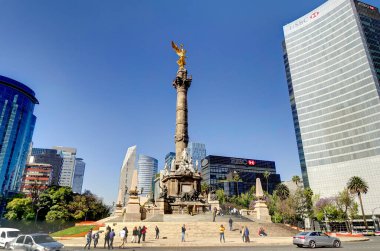 Mexico City, Mexico - January 2022 : Historical center in wintertime.