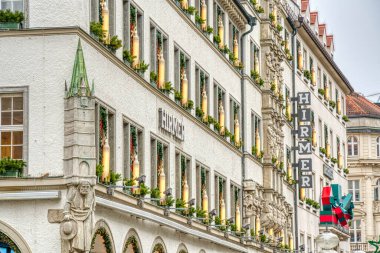 Munich, Germany : November 2021 : Historical center in autumn