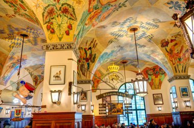 Munich, Germany : November 2021 : Historical center in autumn