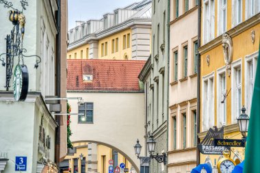 Munich, Germany : November 2021 : Historical center in autumn