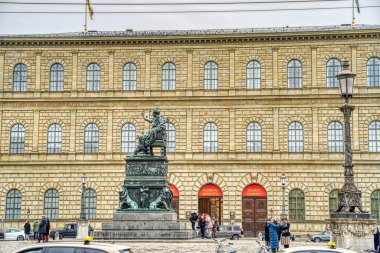 Munich, Germany : November 2021 : Historical center in autumn